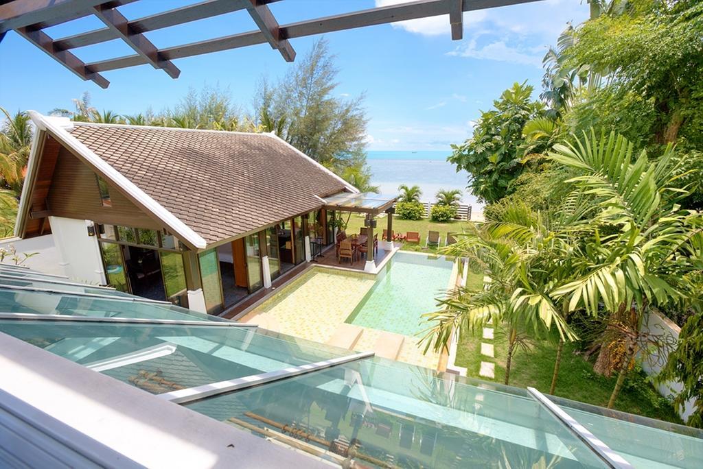 Emerald Sands - Beach Front 4 Bed Pool Villa Самуи Номер фото