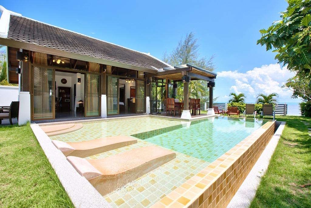Emerald Sands - Beach Front 4 Bed Pool Villa Самуи Номер фото