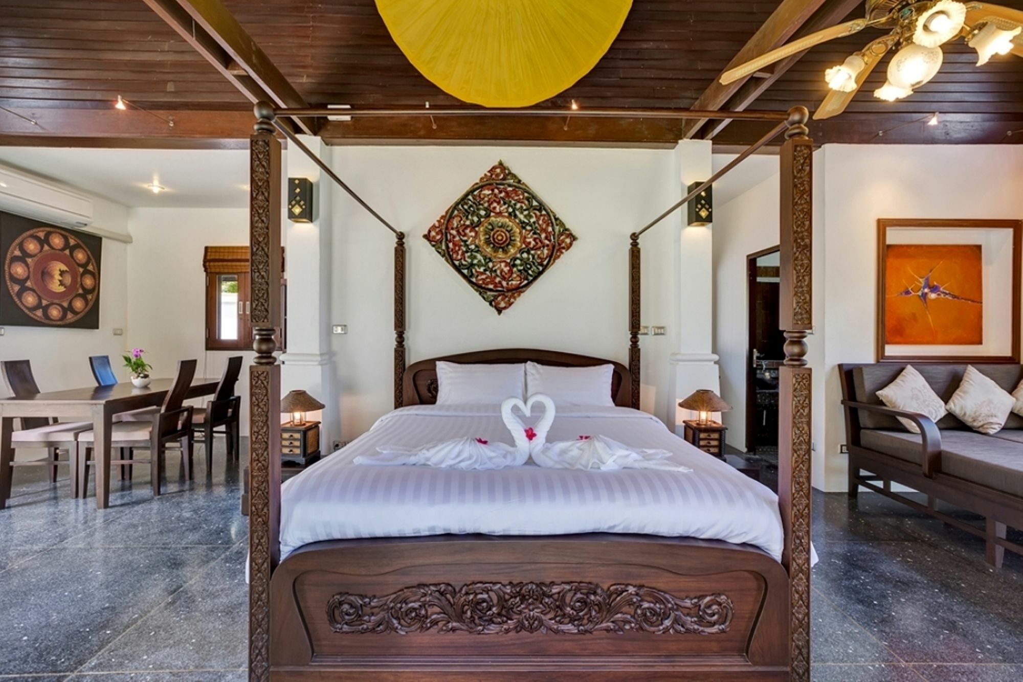 Emerald Sands - Beach Front 4 Bed Pool Villa Самуи Экстерьер фото